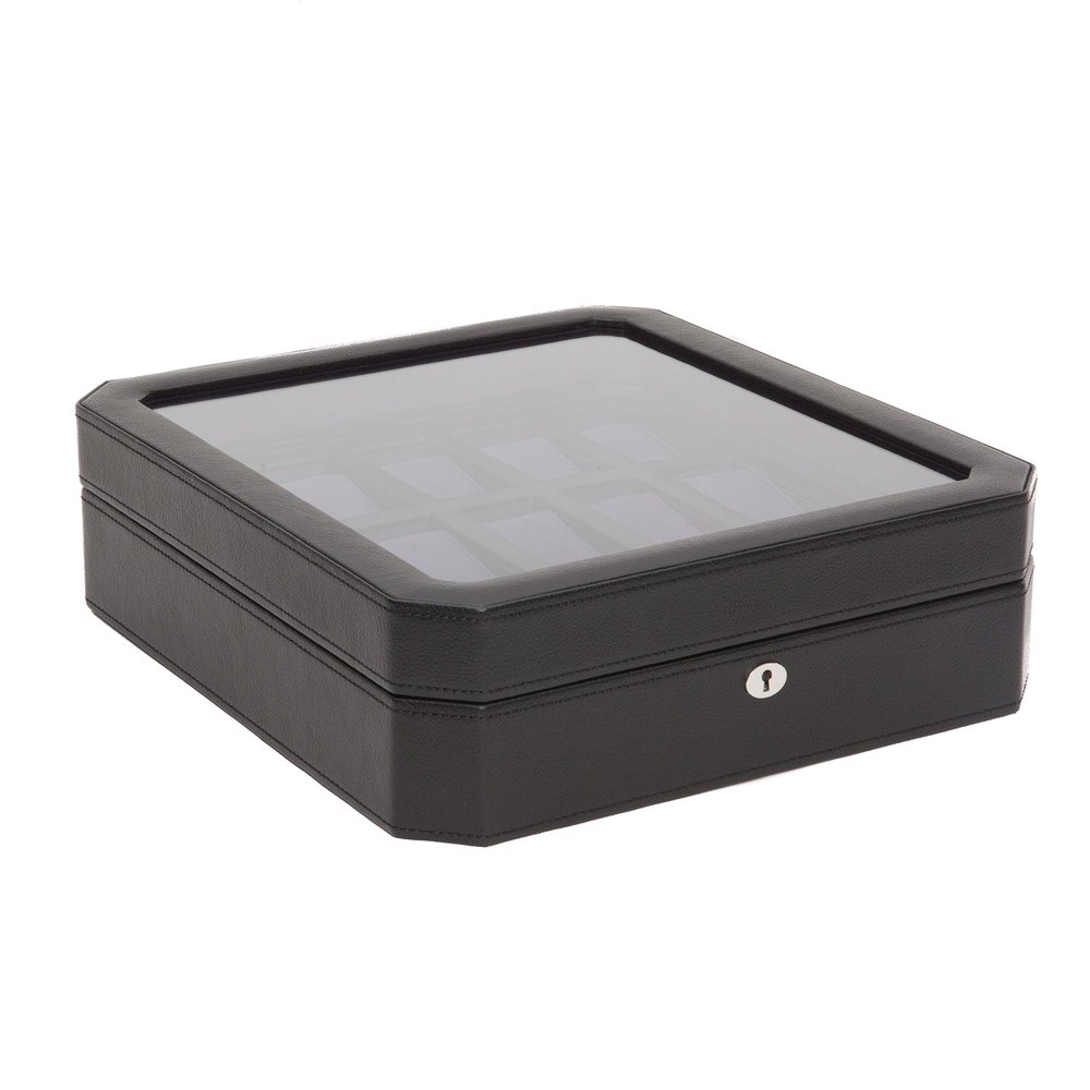 Wolf 458503 Windsor 15 Piece Watch Box in Black & Purple 7707734081596