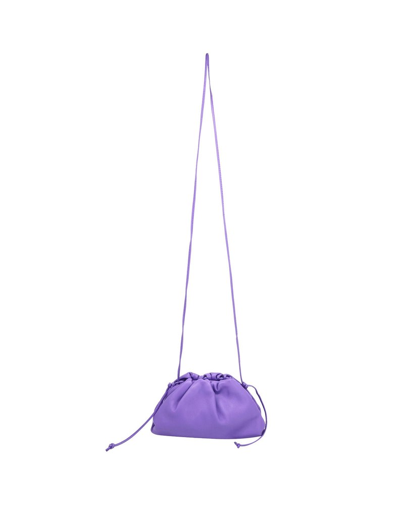 Bottega Veneta Mini Pouch Clutch in Purple Leather 7707794931772