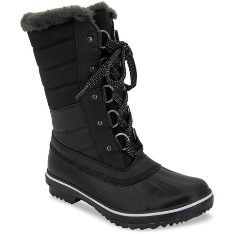 Siberia Leather Tie Winter & Snow Boots