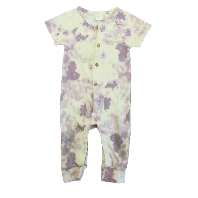 Grayson Mini Girls Purple Tie Dye Romper 7805999513660