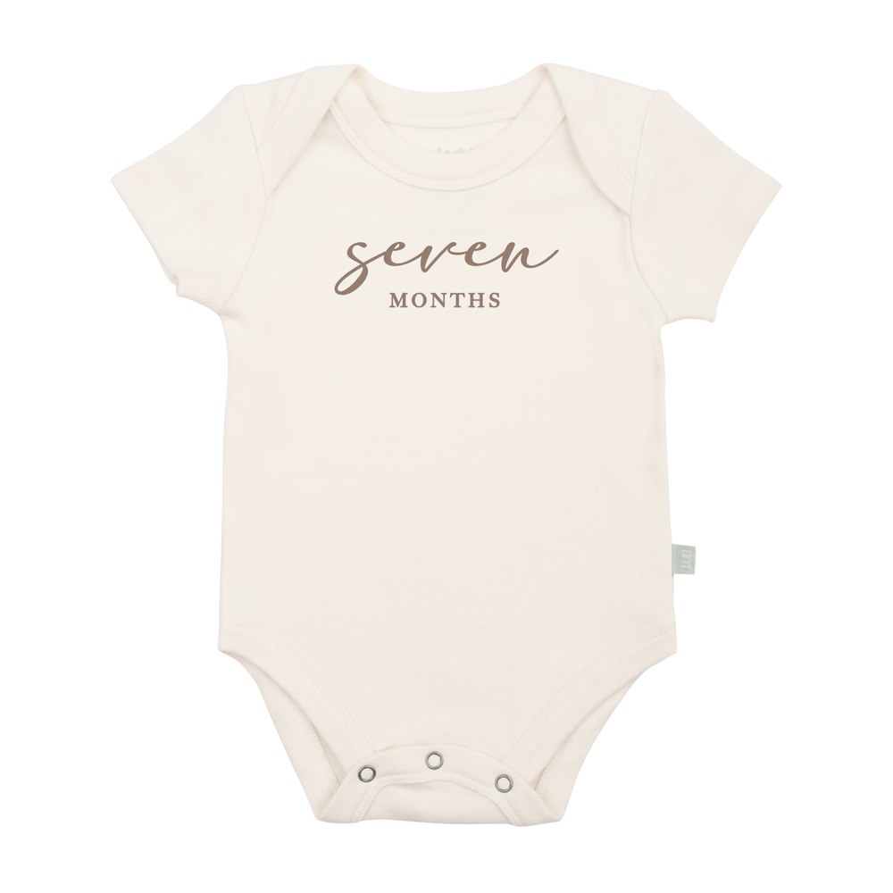 graphic bodysuit | seven months milestone taupe
