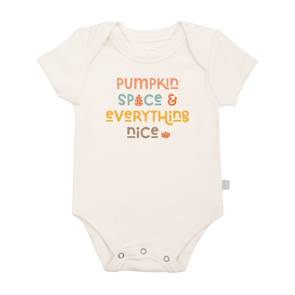 graphic bodysuit | pumpkin spice nice