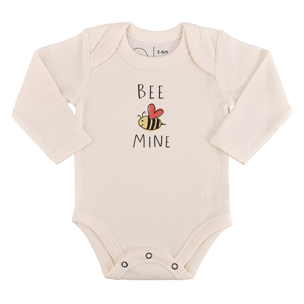 long sleeve graphic bodysuit | bee mine