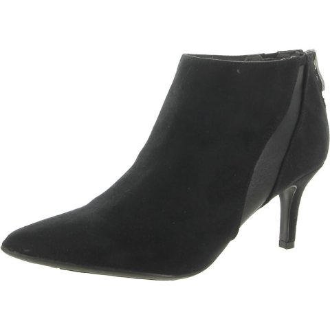 Sparrow Faux Suede Pointed Toe Ankle Boots